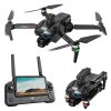 Airdrop GPS Drone 7.2" Screen 7KM Three-Axis Gimbal HD Camera UAV AE60