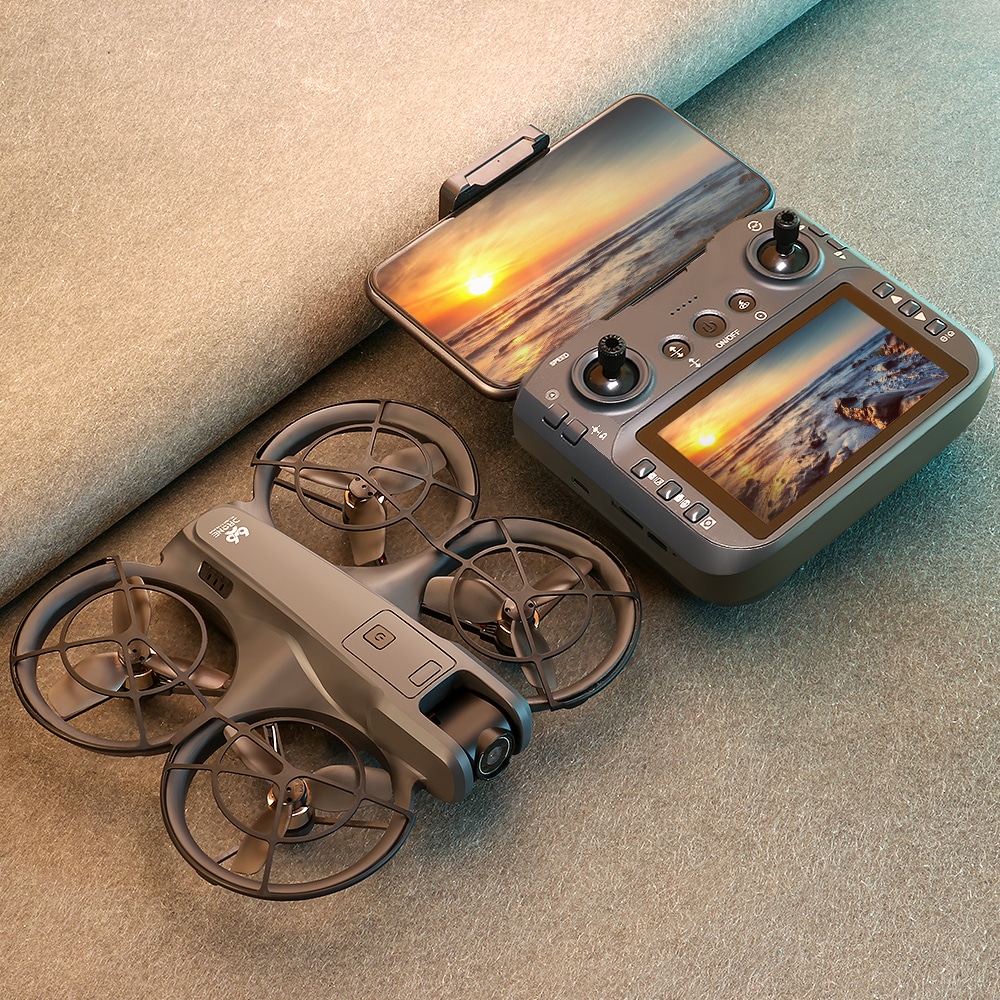 Mini Drone RC Screen Cool Protection Aircraft V666